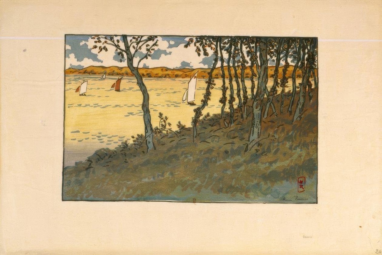 Lancieux (Saint-Briac) 作者 亨利·里维耶尔（Henri Riviere）