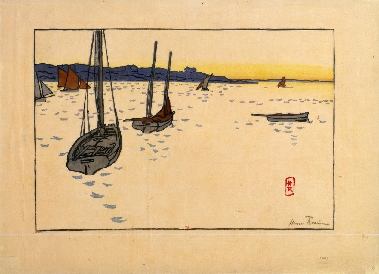 Le Béchet (Saint-Briac) 作者 亨利·里维耶尔（Henri Riviere）