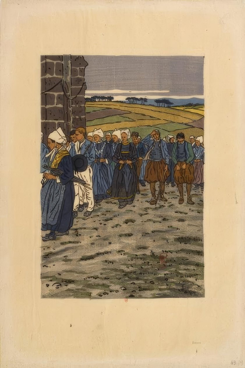 圣安纳-拉-帕卢的赦免令 作者 亨利·里维耶尔（Henri Riviere）