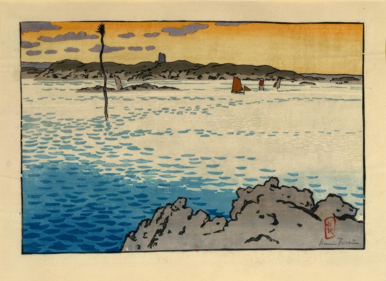 Ebihiens (Saint-Briac) 作者 亨利·里维耶尔（Henri Riviere）