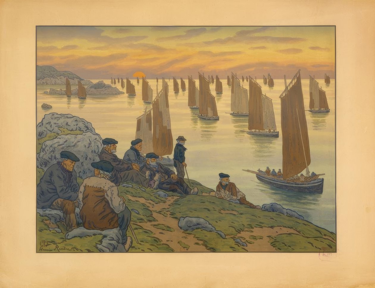 胜利者 作者 亨利·里维耶尔（Henri Riviere）