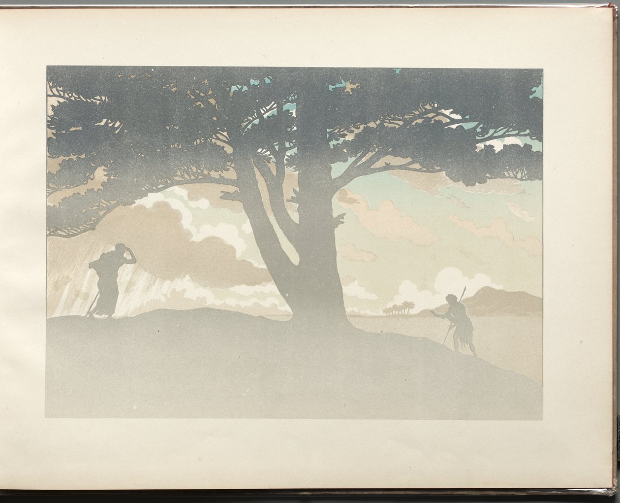 浪子：第六幅画 作者 亨利·里维耶尔（Henri Riviere）