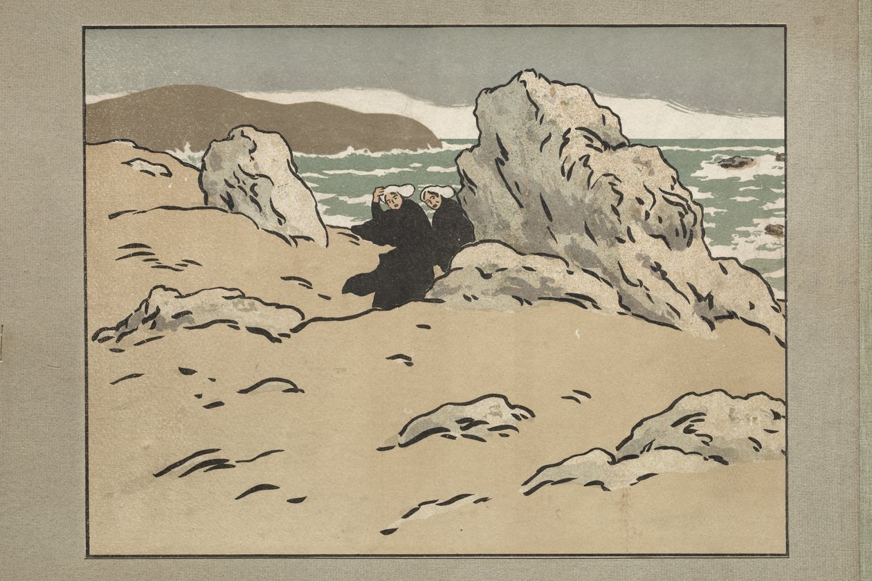 流浪的犹太人》：封底 作者 亨利·里维耶尔（Henri Riviere）