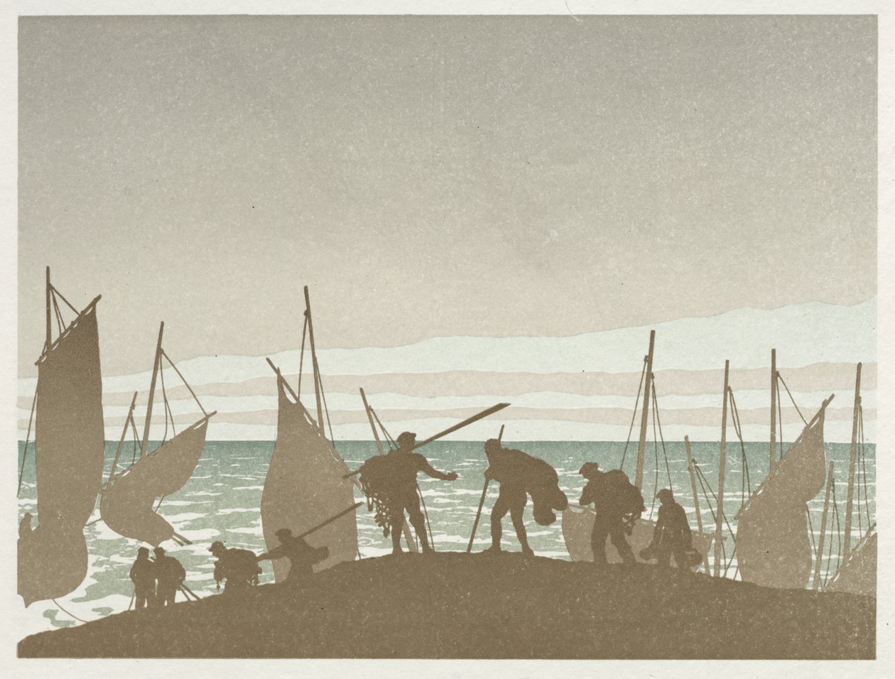 流浪的犹太人渔夫 作者 亨利·里维耶尔（Henri Riviere）