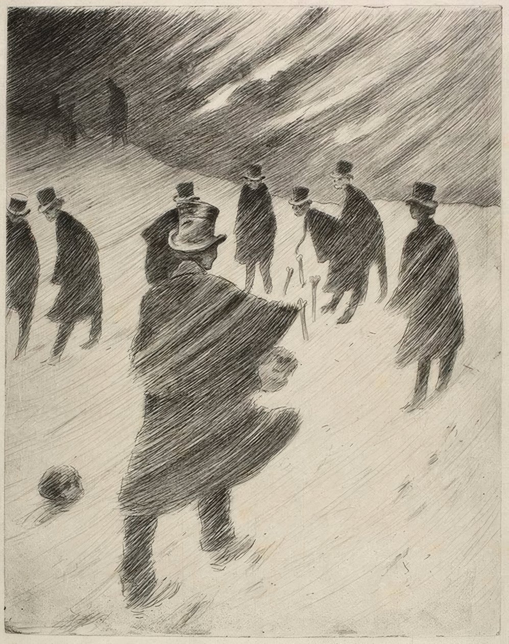 葬礼服务 作者 亨利·里维耶尔（Henri Riviere）
