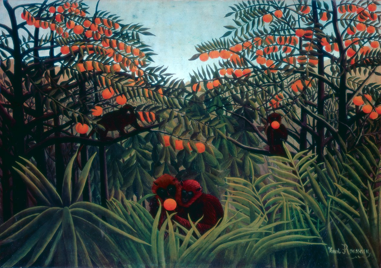 热带地区，1910年 作者 亨利·卢梭