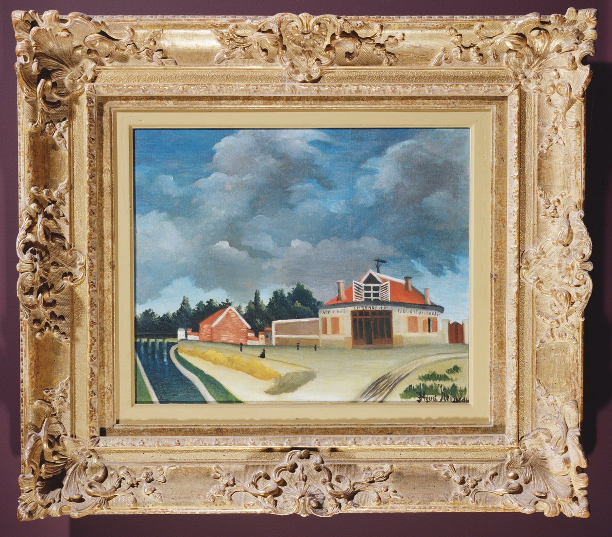 Alfortville的椅子工厂，c.1897 作者 亨利·卢梭