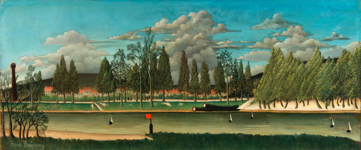 阿斯尼亚尔河岸景观（Vue du quai d