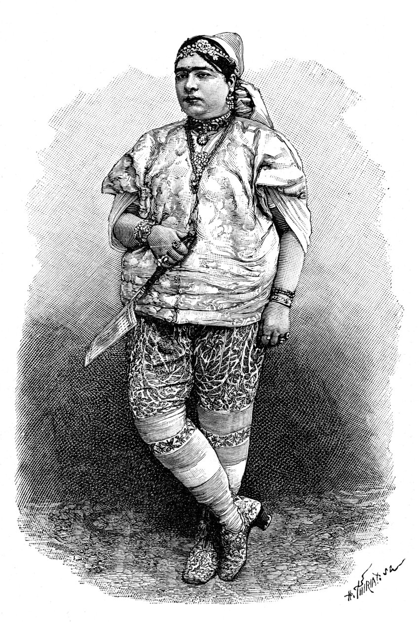 突尼斯犹太人，c1890 作者 亨利·提里亚特