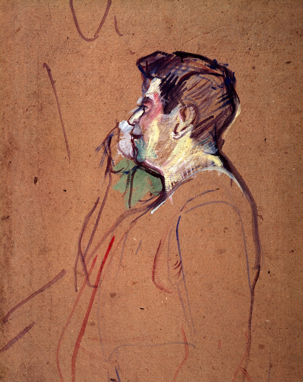 卡迪厄，咖啡馆演员，亨利-德-图卢兹-劳特累克（1864-1901）著 作者 亨利·德·图卢兹·劳特雷克