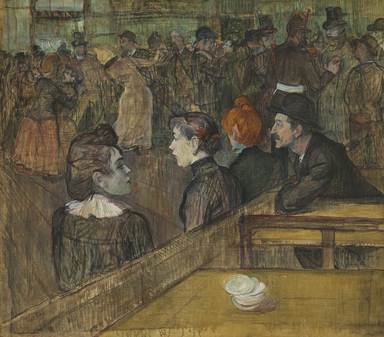 穆林·德拉加莱特（Moulin de la Galette） 作者 亨利·德·图卢兹·劳特雷克
