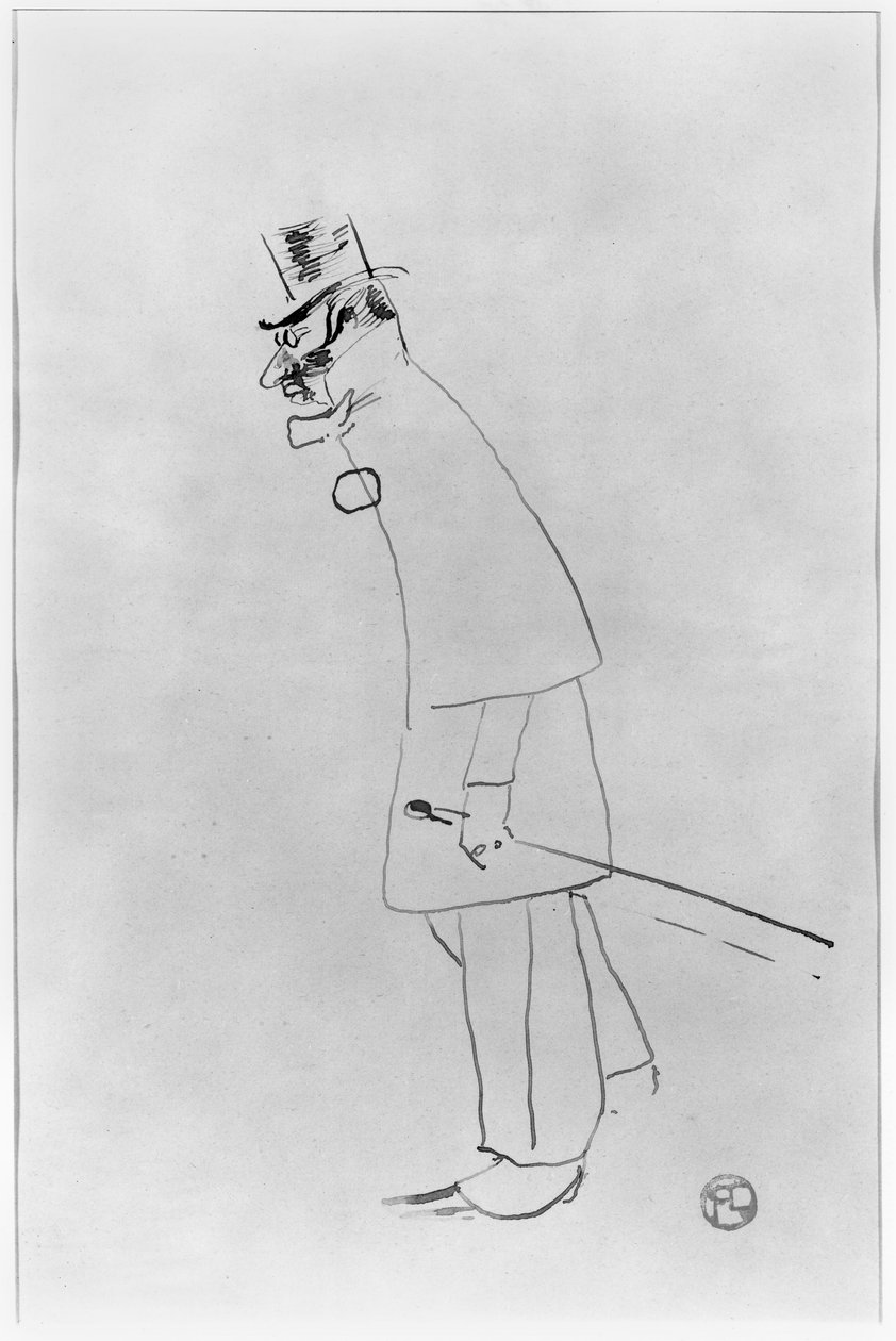 众议院医生，Celeyran的Gabriel Tapie（1869-1930）1894 作者 亨利·德·图卢兹·劳特雷克