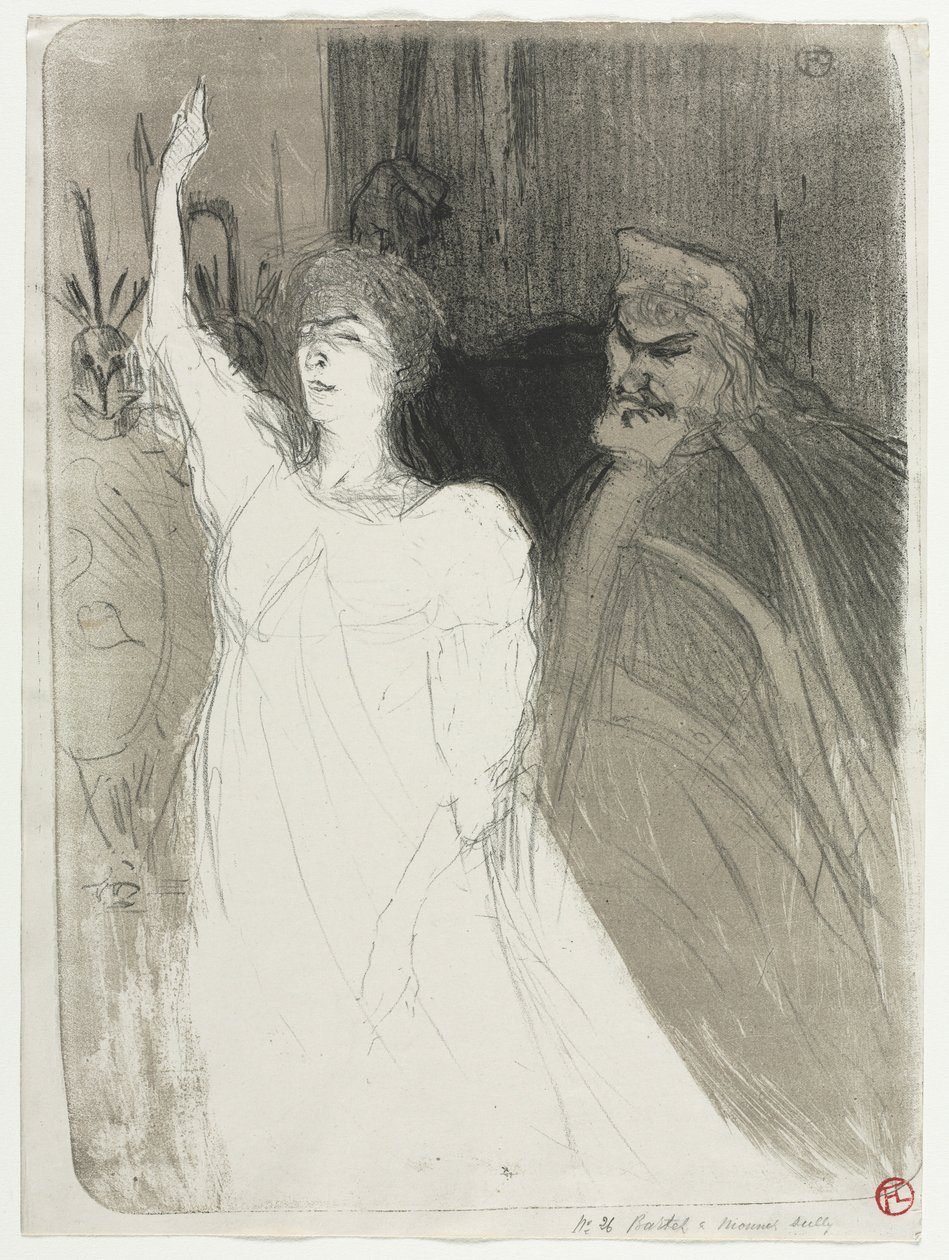 克拉达·沃德（Clara Ward），《王子王子》，1894年。 作者 亨利·德·图卢兹·劳特雷克