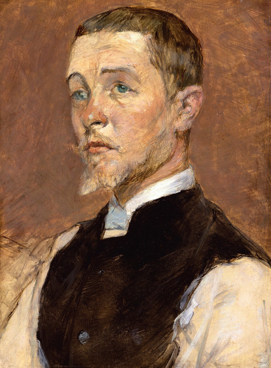 阿尔伯特·雷内·格里尼尔（AlbertRenéGrenier）1858-1925，1887年。 作者 亨利·德·图卢兹·劳特雷克