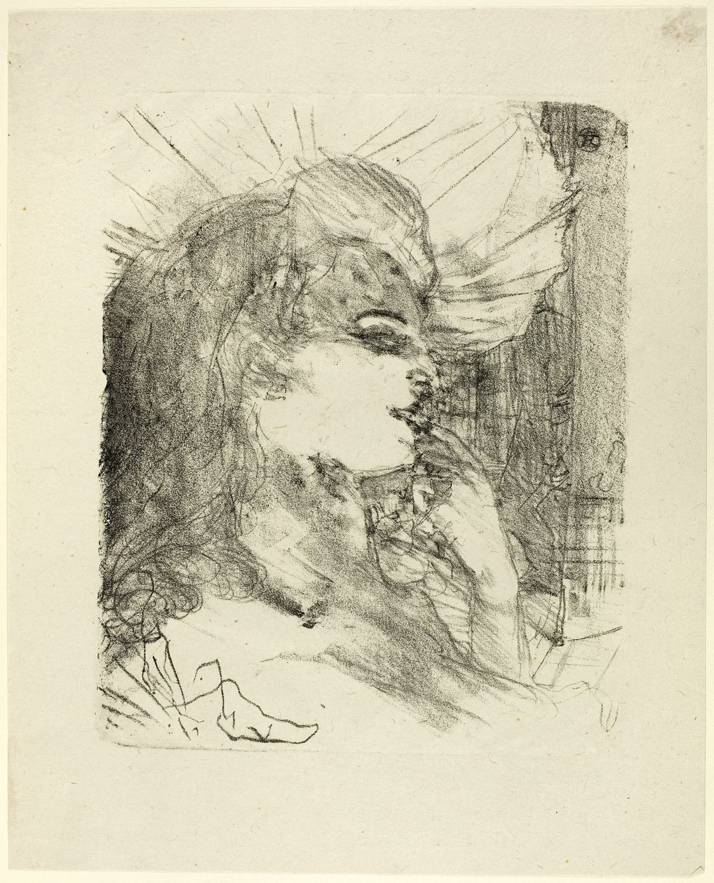 安娜-赫尔德，来自 Treize Lithographies 作者 亨利·德·图卢兹·劳特雷克