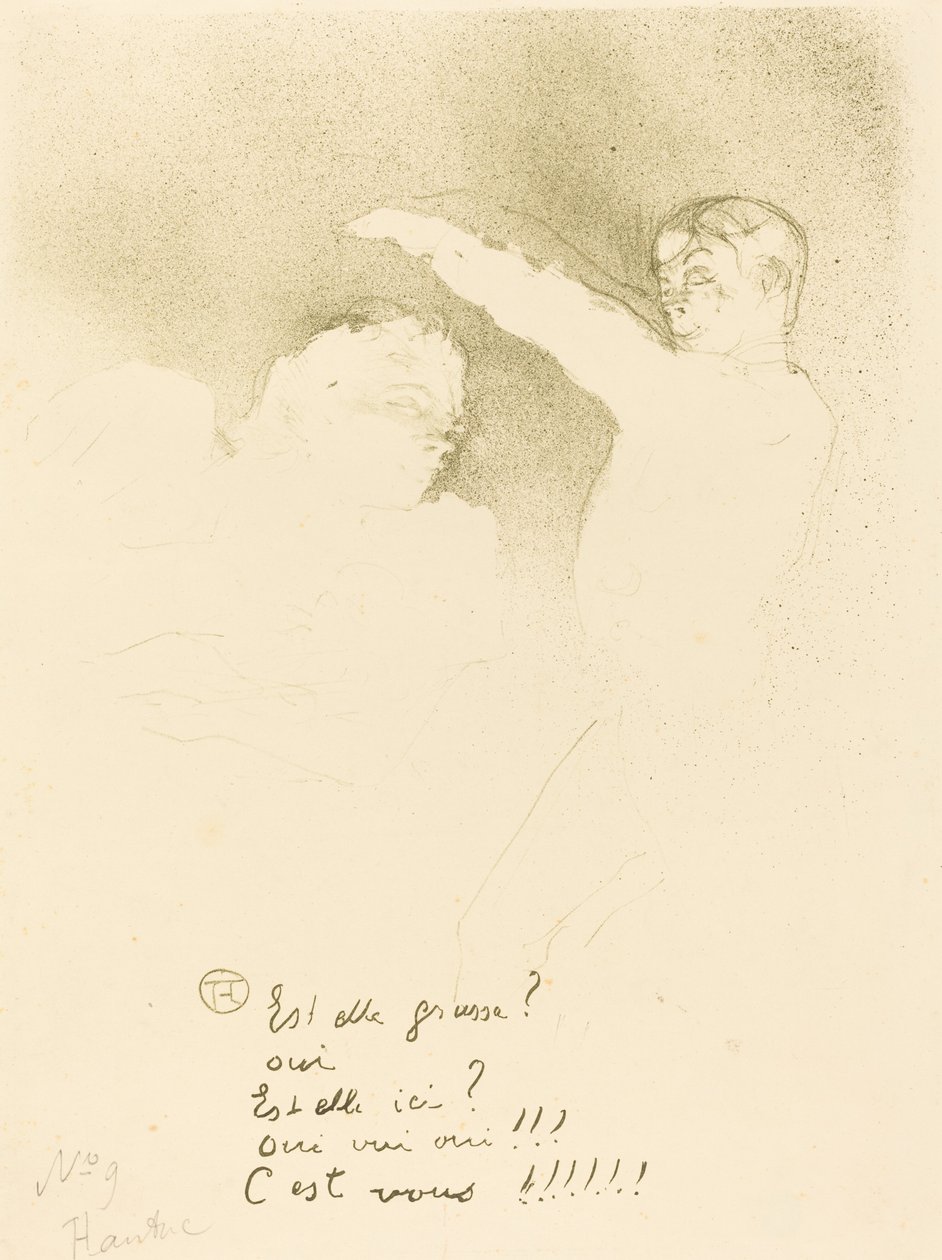 在品种上：Mlle.Lender et Brasseur (The Varieties: Mlle. Lender et Brasseur) 作者 亨利·德·图卢兹·劳特雷克