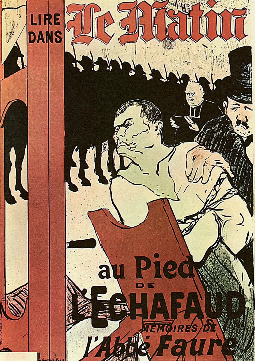 1893年，在脚手架脚下。 作者 亨利·德·图卢兹·劳特雷克
