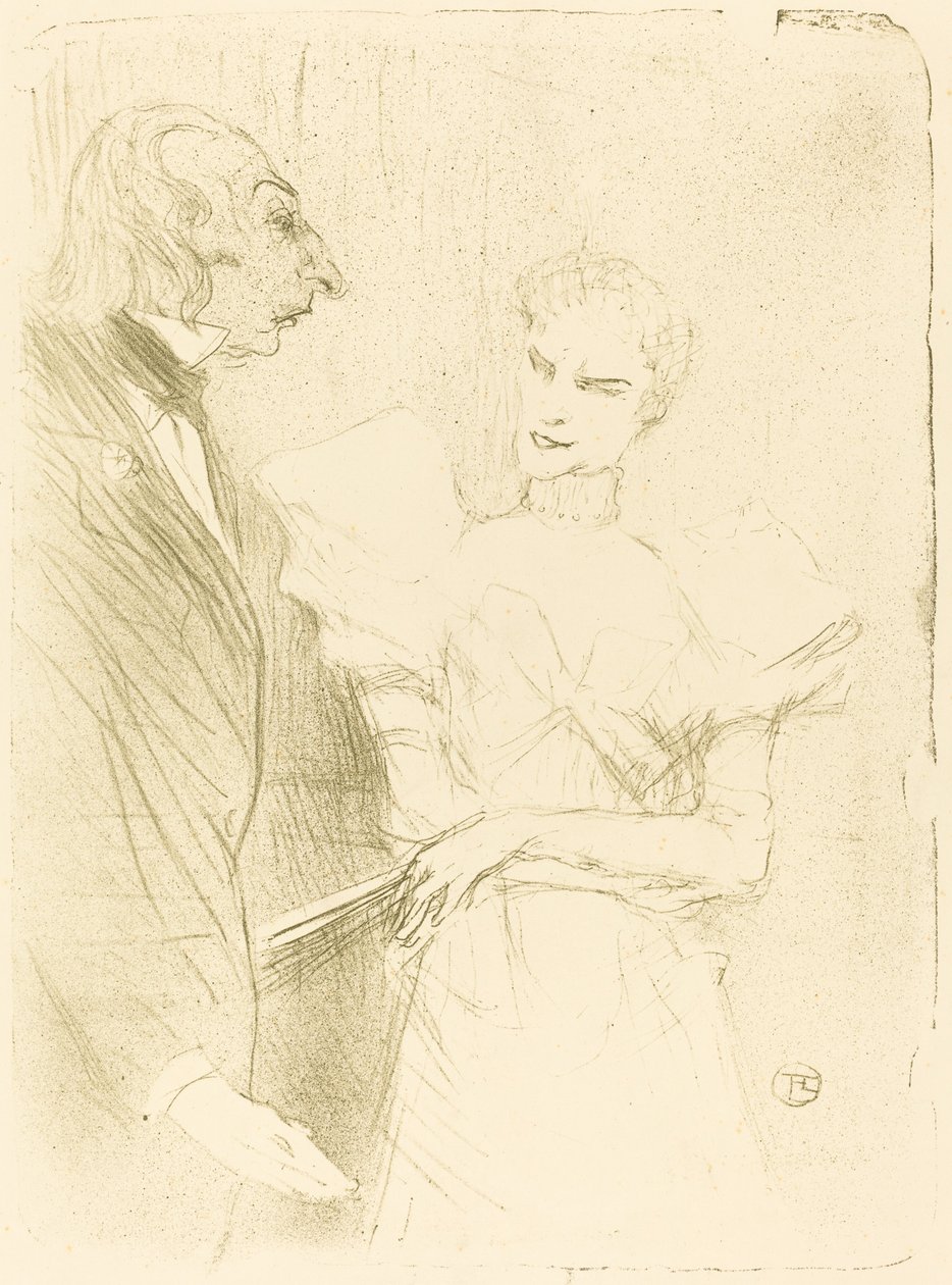 Brandes and Leloir in Cabotins Brandès et Leloir in Cabotins, 1894. 作者 亨利·德·图卢兹·劳特雷克