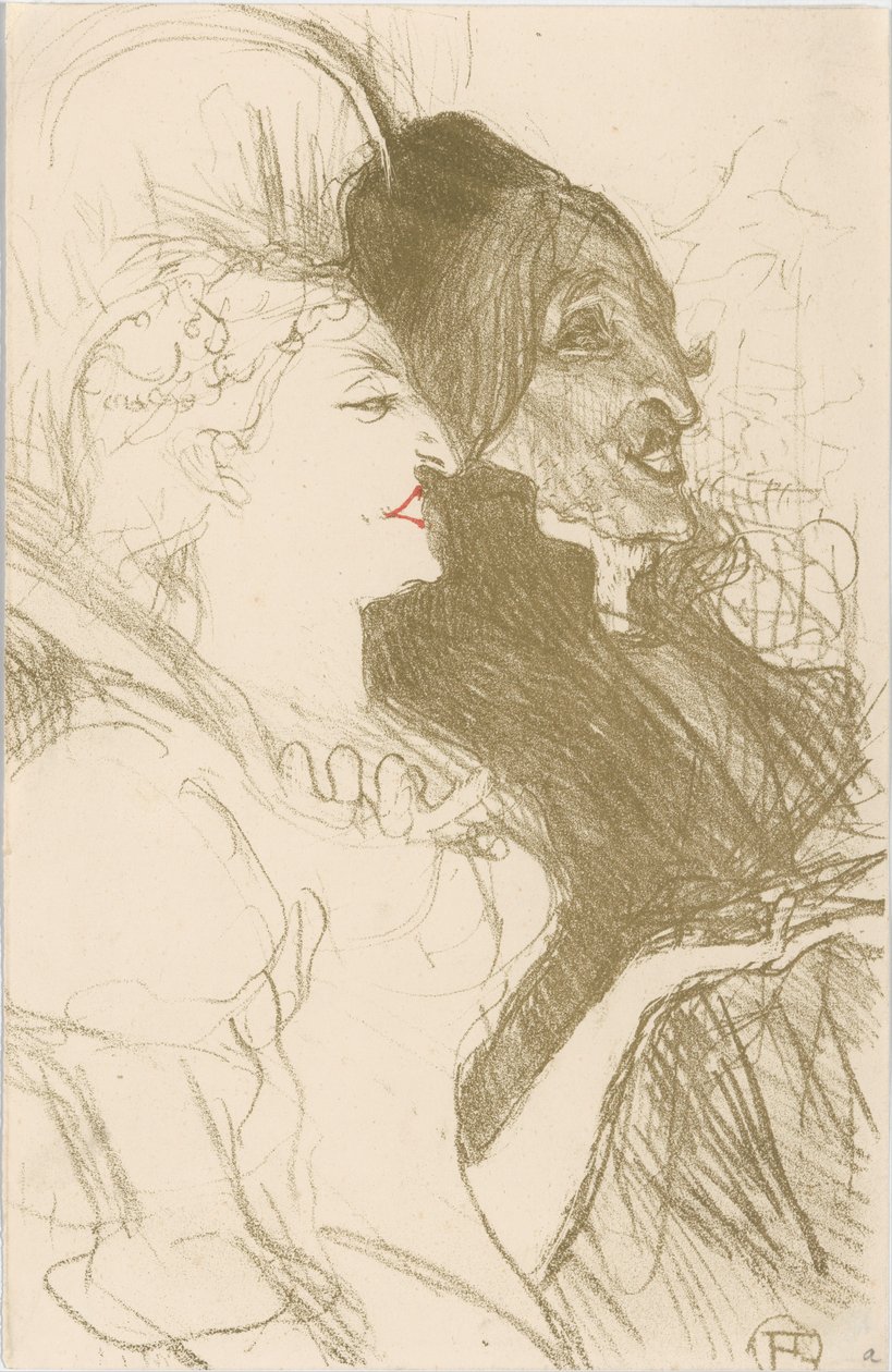 狂欢节，1894年，1894年。 作者 亨利·德·图卢兹·劳特雷克