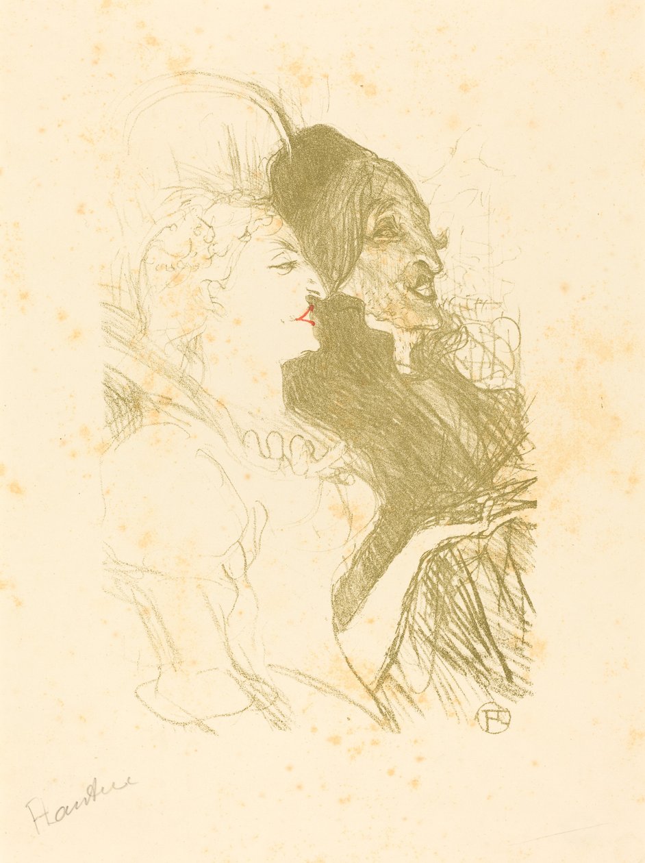 狂欢节嘉年华，1894年。 作者 亨利·德·图卢兹·劳特雷克