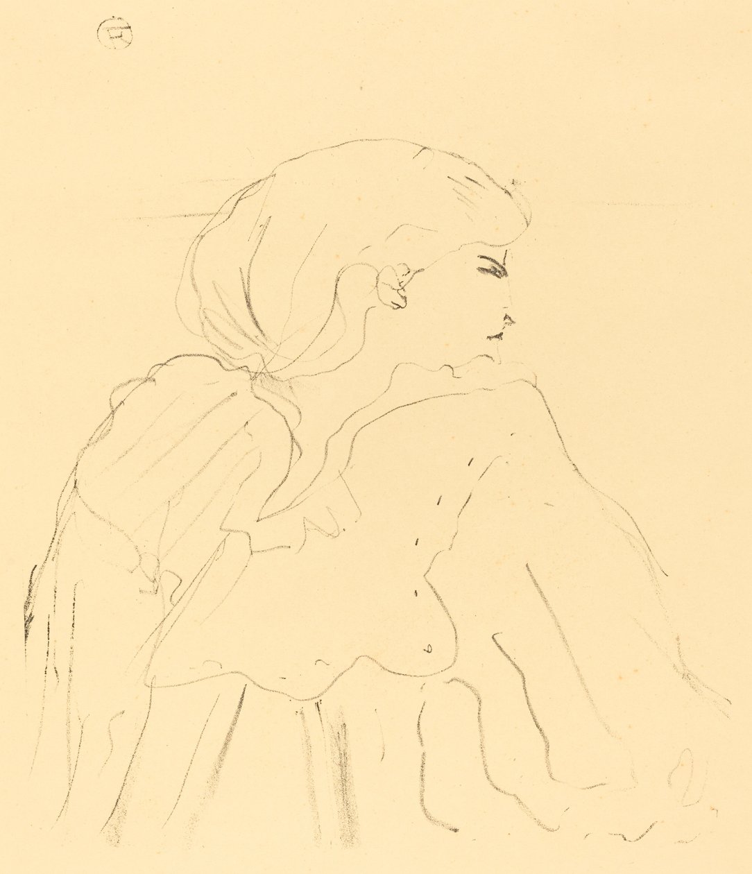Cassive, 1896. 作者 亨利·德·图卢兹·劳特雷克