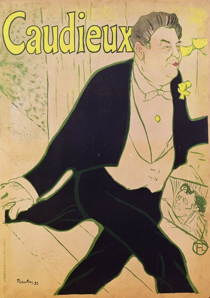 Caudieux (海报) 作者 亨利·德·图卢兹·劳特雷克