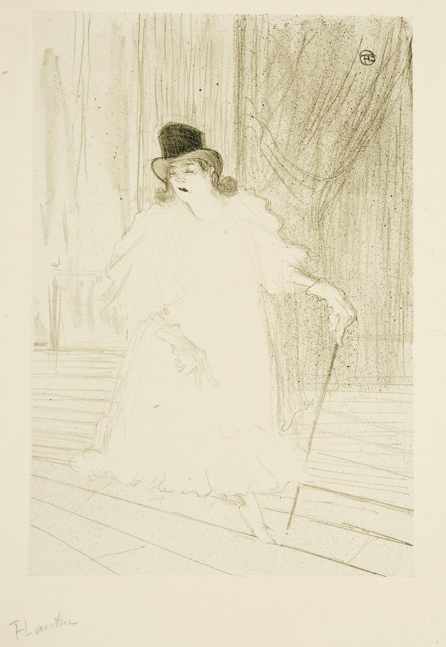 Cecy Loftus，1895年 作者 亨利·德·图卢兹·劳特雷克