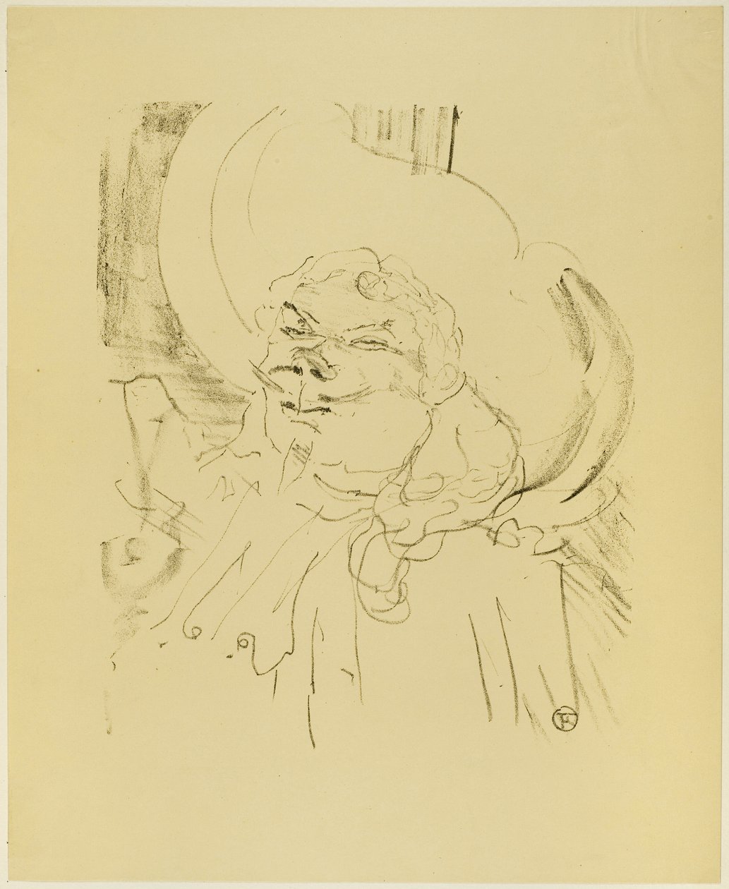 老科克林，选自 Treize Lithographies 作者 亨利·德·图卢兹·劳特雷克