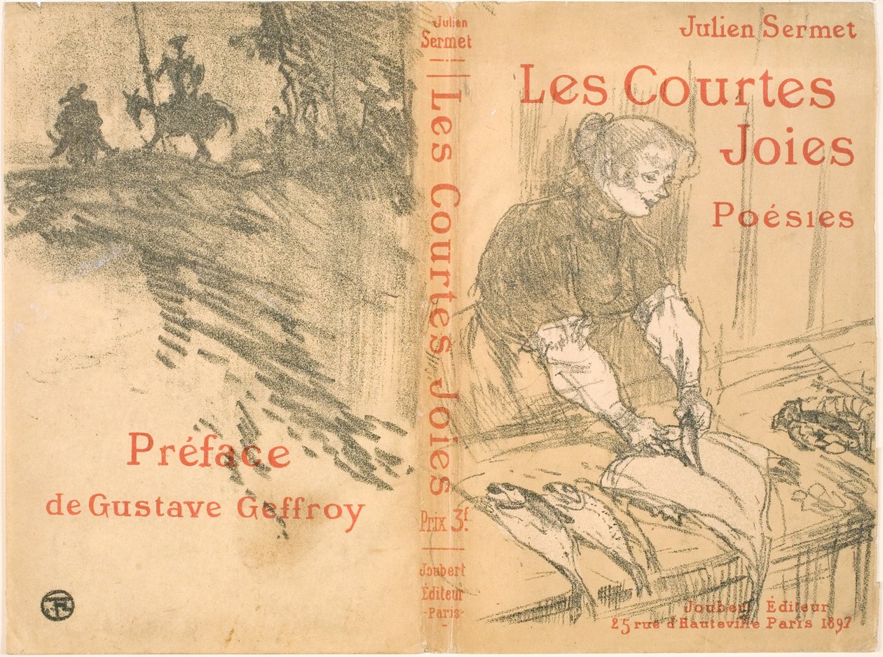 Les Courtes Joies》封面 作者 亨利·德·图卢兹·劳特雷克