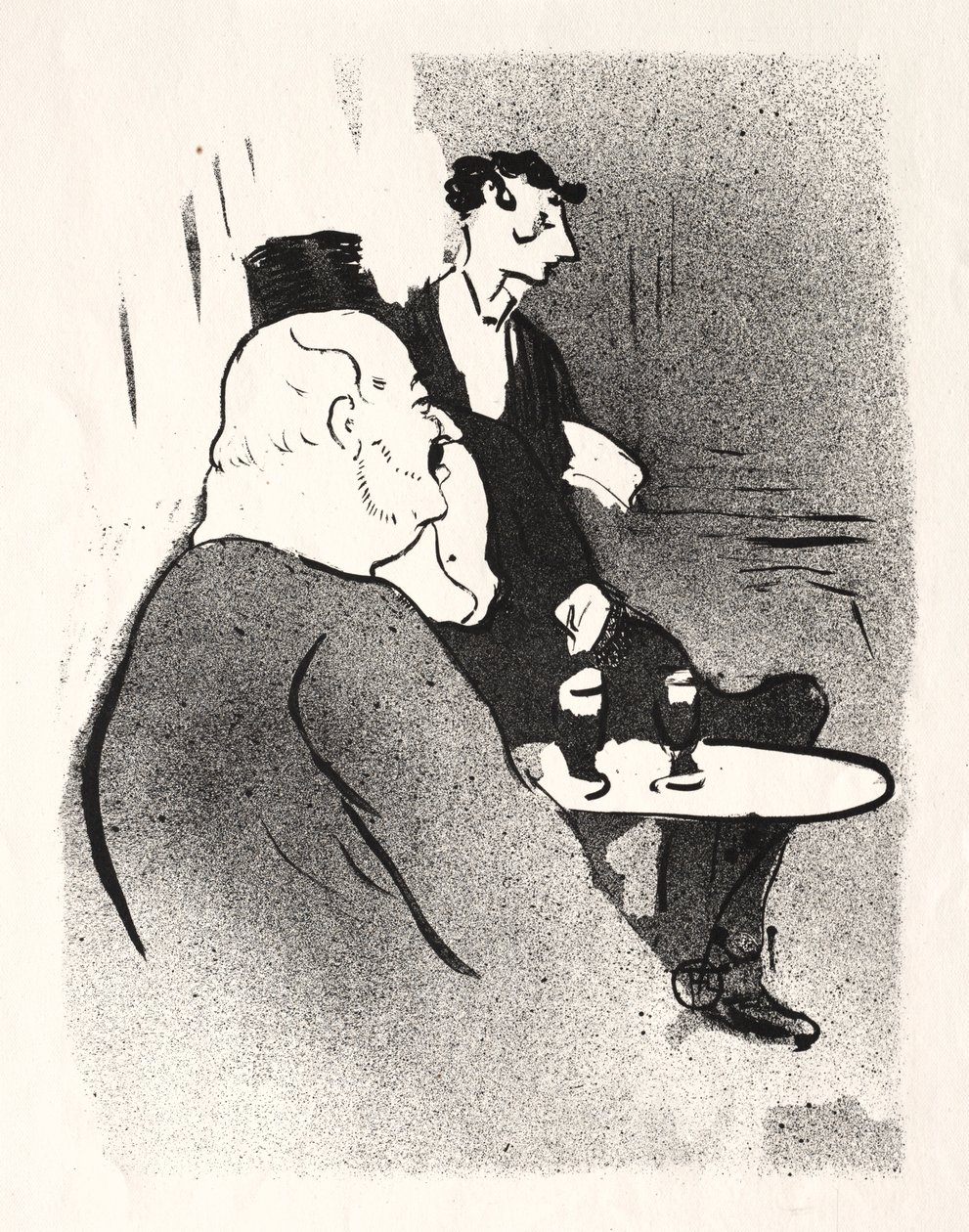 杜卡雷（Ducarre）担任大使，1893年。 作者 亨利·德·图卢兹·劳特雷克