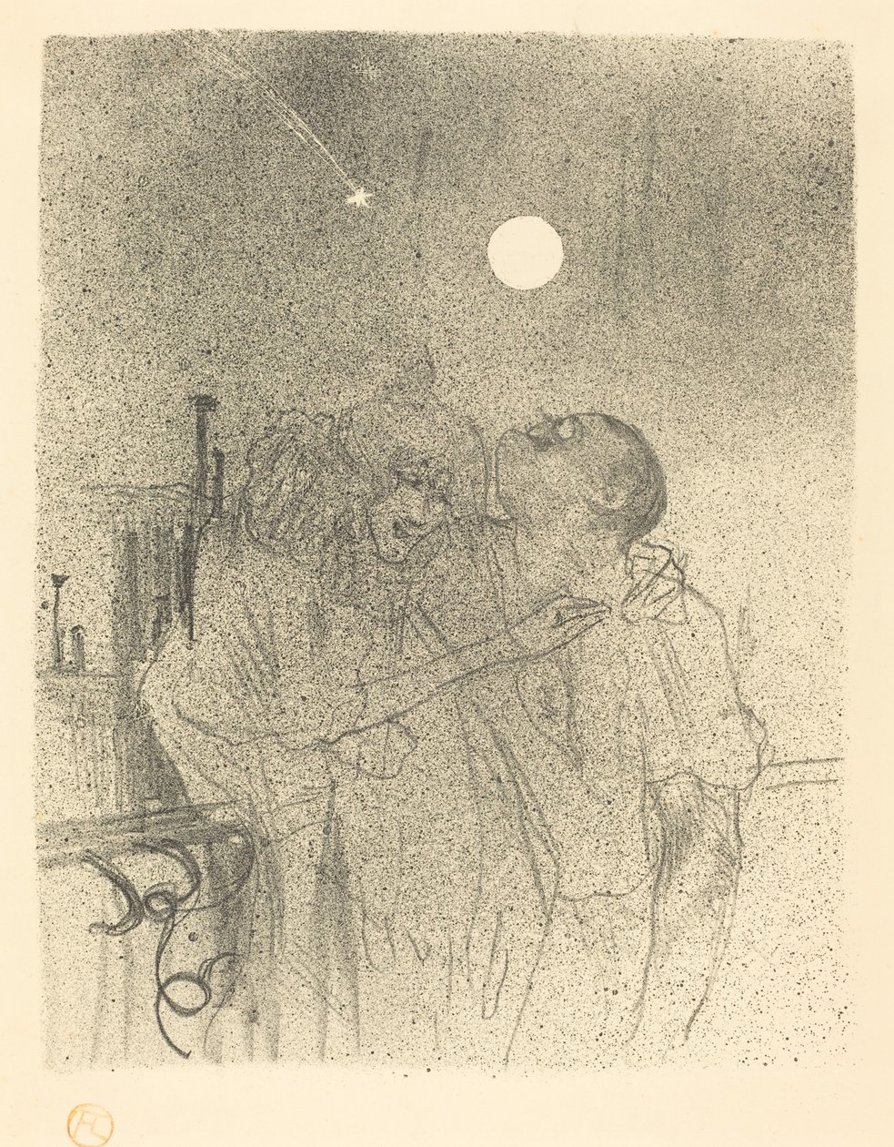 流星，1895年。 作者 亨利·德·图卢兹·劳特雷克