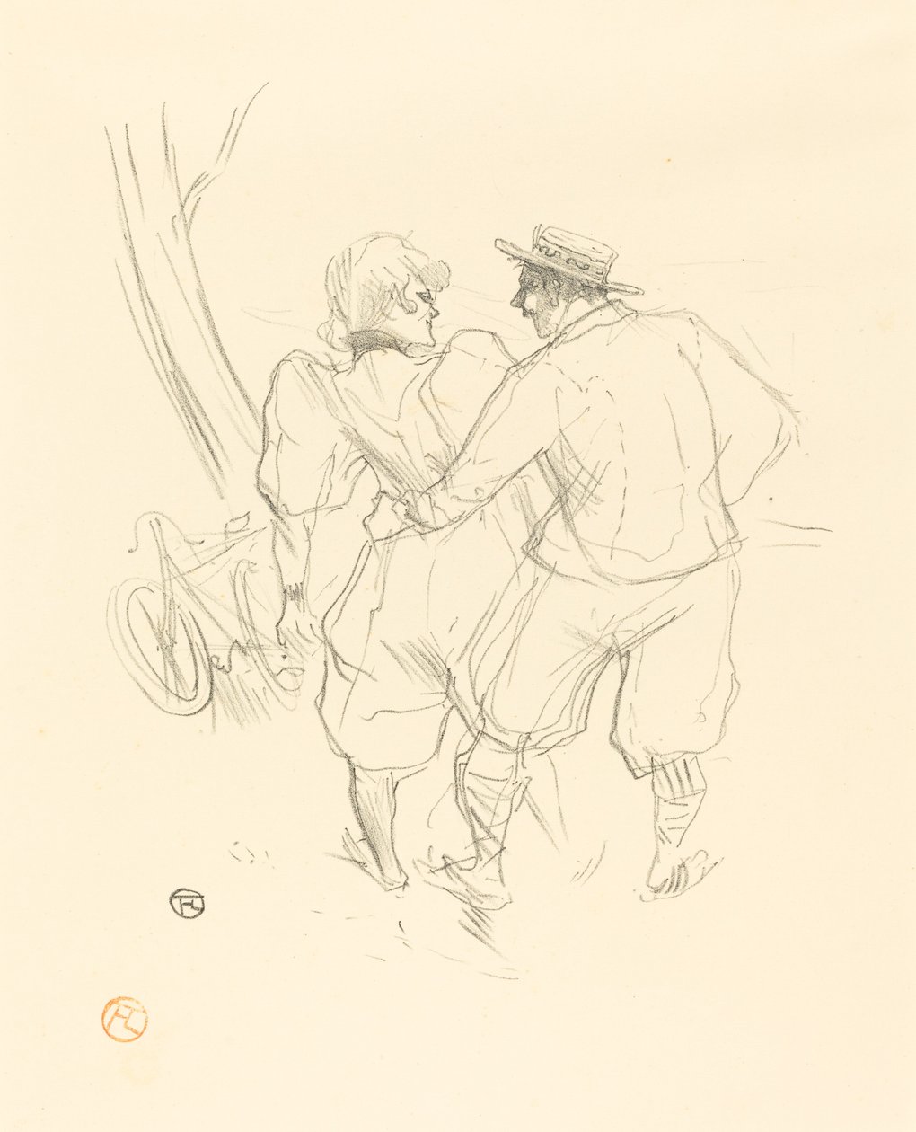 Floréal, 1895. 作者 亨利·德·图卢兹·劳特雷克
