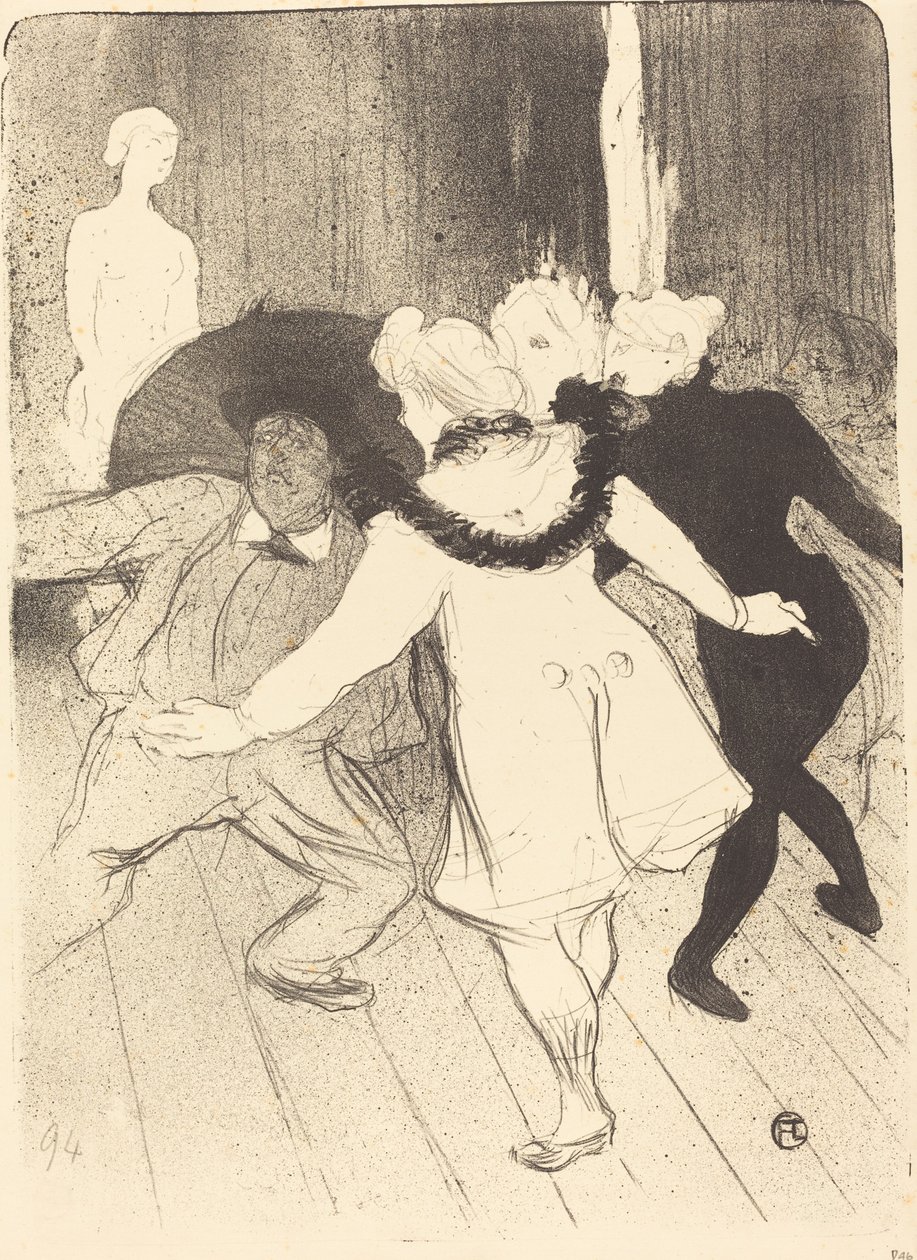 Folies-Bergere: The Censors of M.Prudhomme Folies-Bergère: Les pudeurs de..., 1893. 作者 亨利·德·图卢兹·劳特雷克