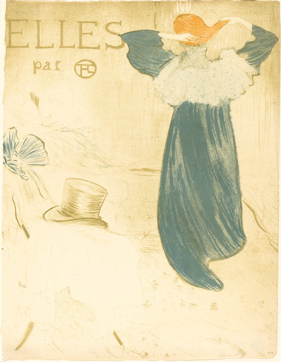 埃尔斯的封面画，1896年。 作者 亨利·德·图卢兹·劳特雷克