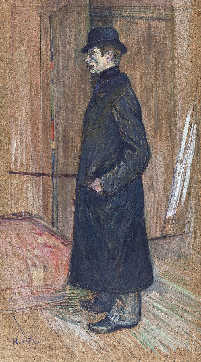 加斯顿·邦尼富（Gaston Bonnefoy），1891年 作者 亨利·德·图卢兹·劳特雷克
