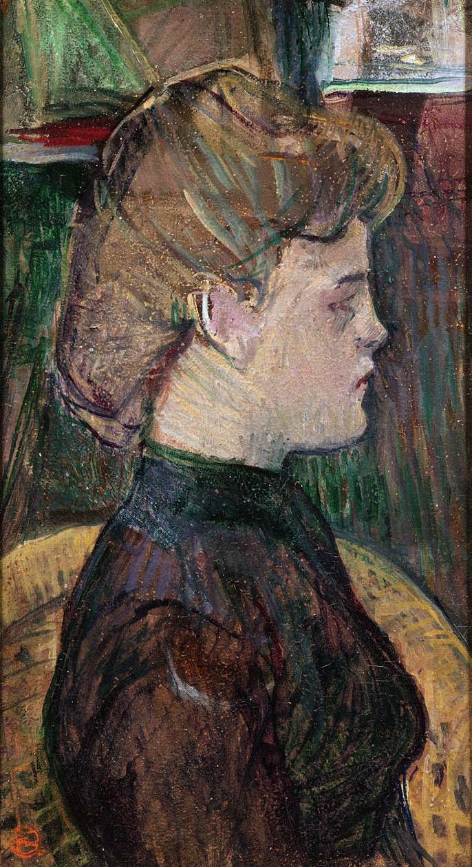 HélèneV。Juliette Vary，1888年（油木） 作者 亨利·德·图卢兹·劳特雷克