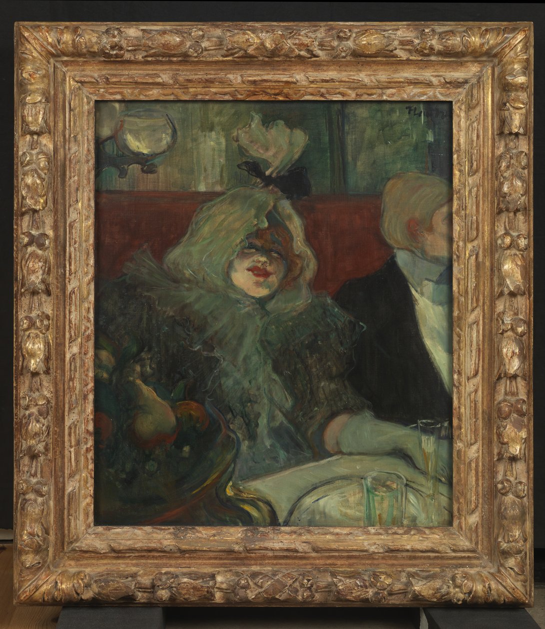 在私人餐厅（在Rat Mort），1899年（另见3749） 作者 亨利·德·图卢兹·劳特雷克
