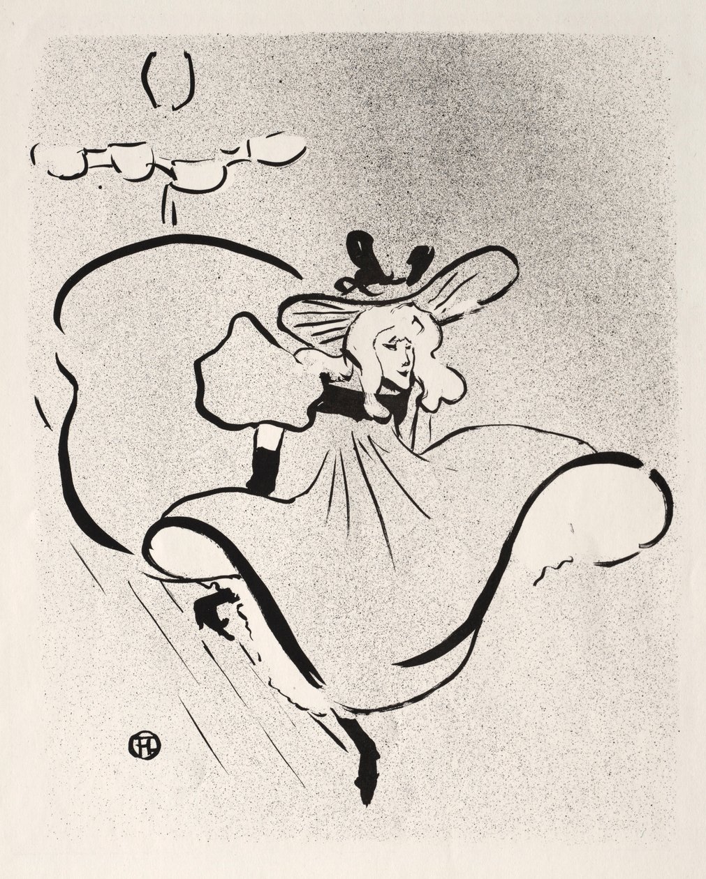 简1893年4月。 作者 亨利·德·图卢兹·劳特雷克