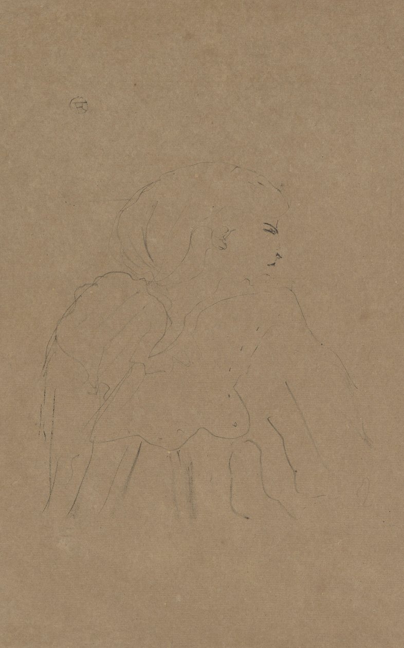 简-哈丁，1898年，1898年。 作者 亨利·德·图卢兹·劳特雷克