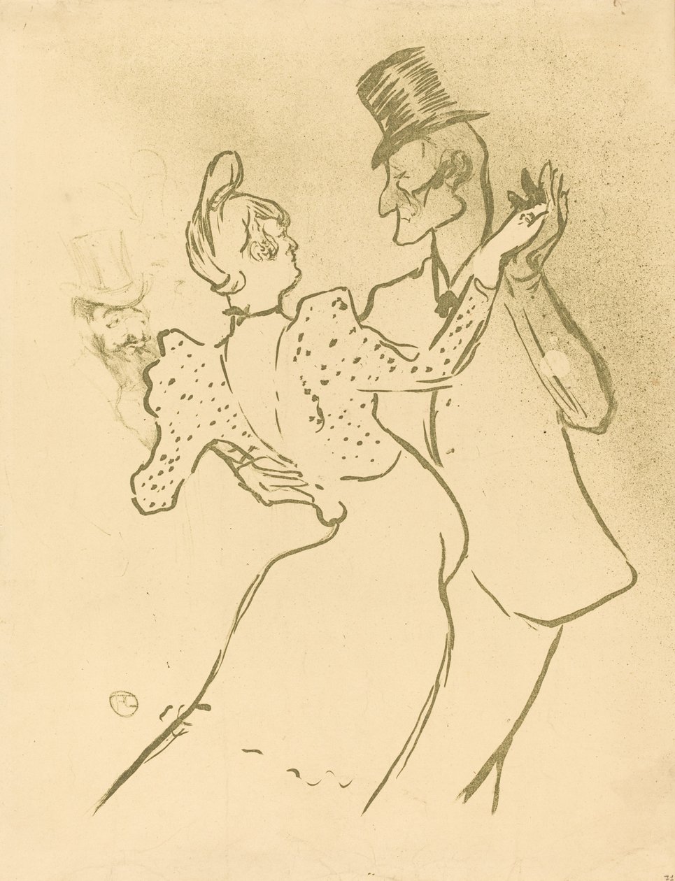 La Goulue, 1894. 作者 亨利·德·图卢兹·劳特雷克