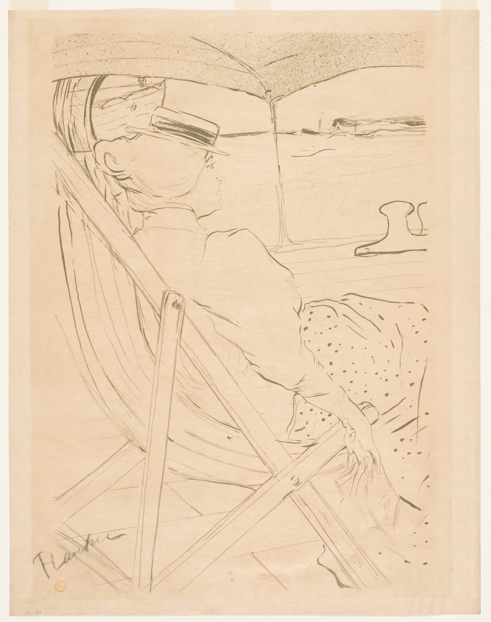 LaPassagèredu 54，1896。 作者 亨利·德·图卢兹·劳特雷克