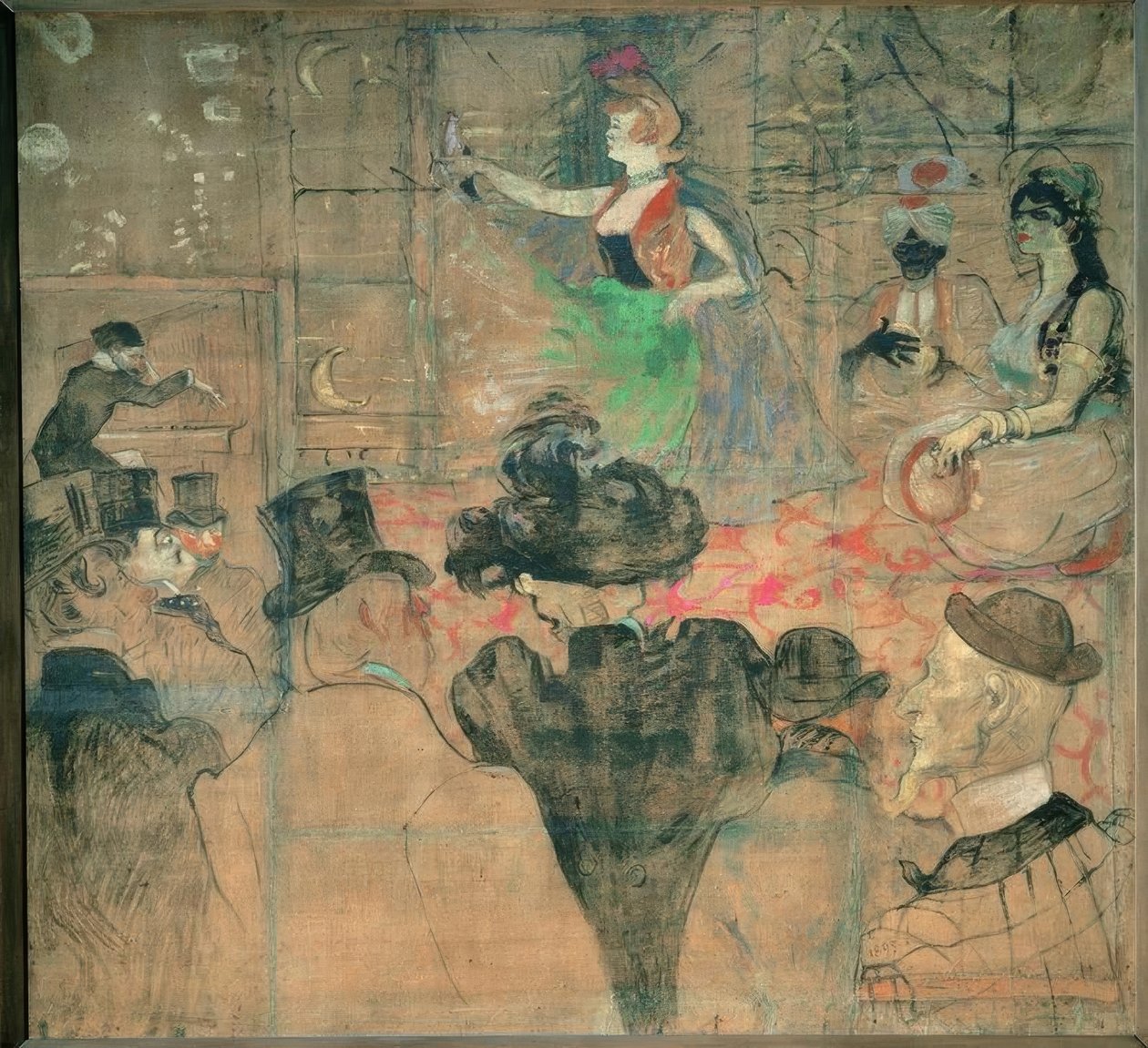 摩尔人舞蹈或Almées 作者 亨利·德·图卢兹·劳特雷克