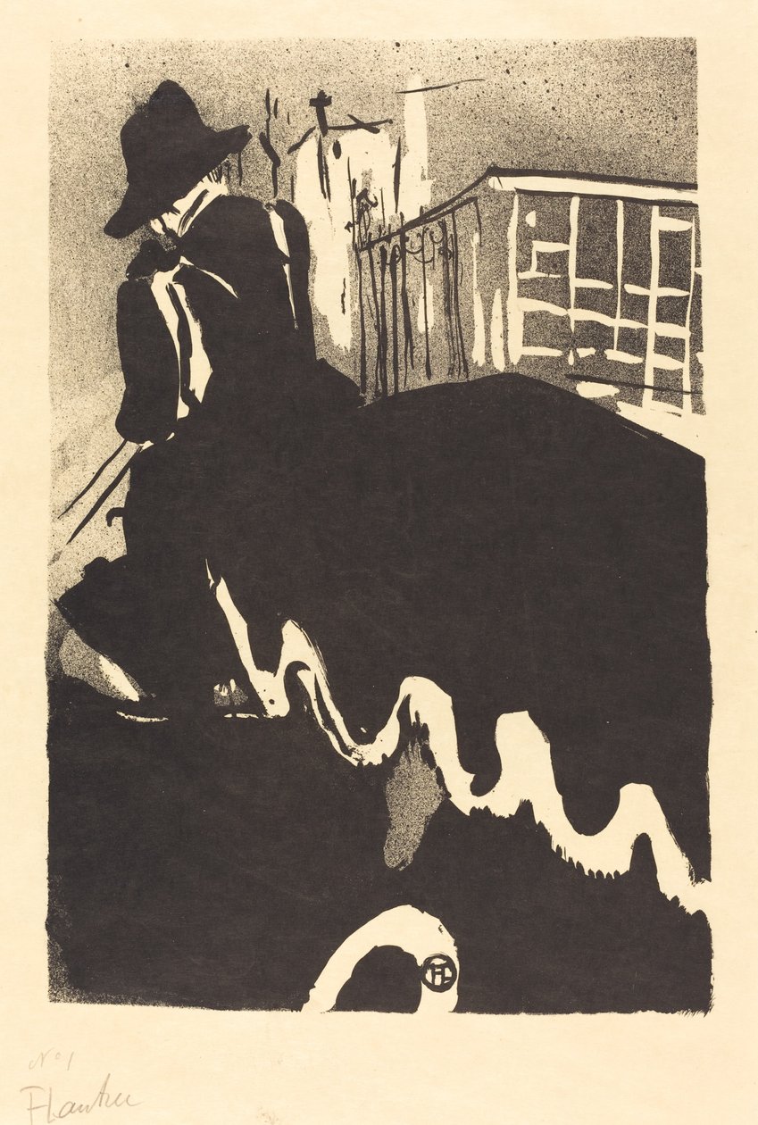 最后的歌谣 Ultime ballade, 1893. 作者 亨利·德·图卢兹·劳特雷克