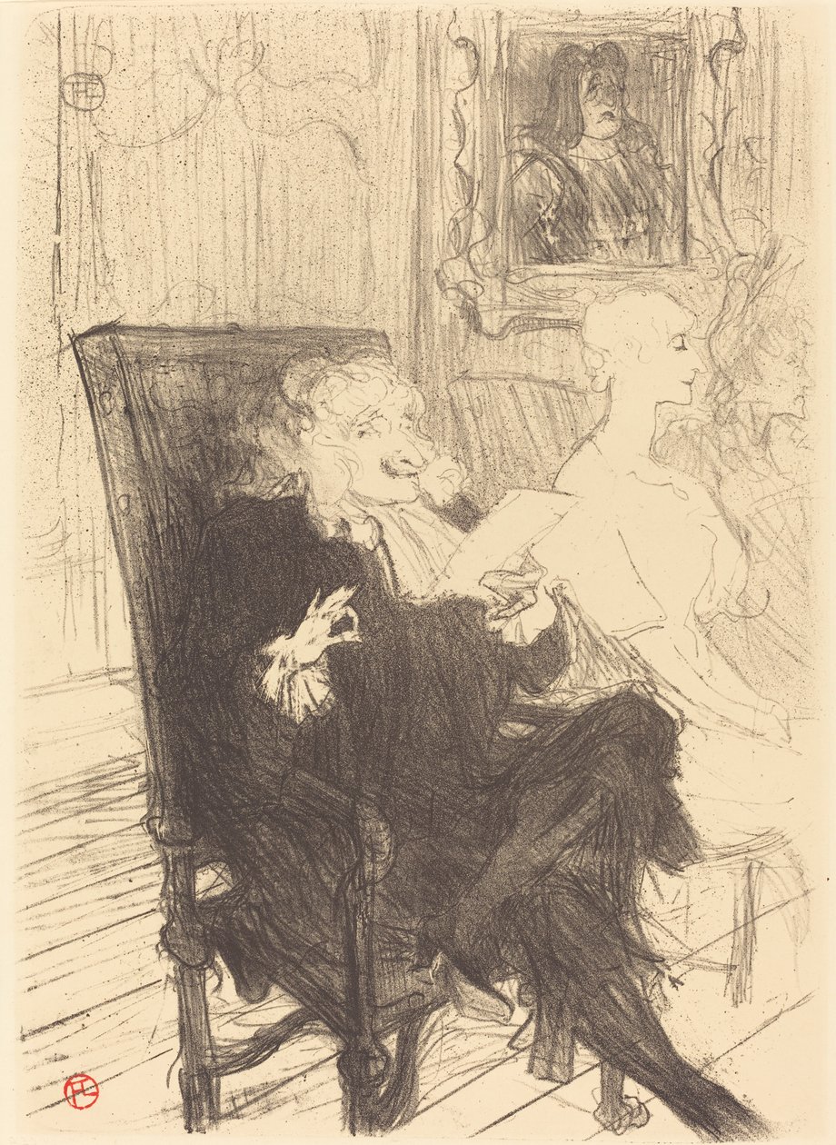 Leloir and Moreno in Les femmes savantes Leloir et Moreno in Les femmes savantes, 1894. 作者 亨利·德·图卢兹·劳特雷克