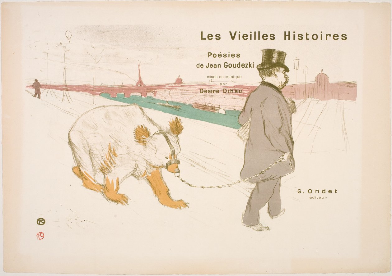 Les Vieilles Histoires, 封面 作者 亨利·德·图卢兹·劳特雷克