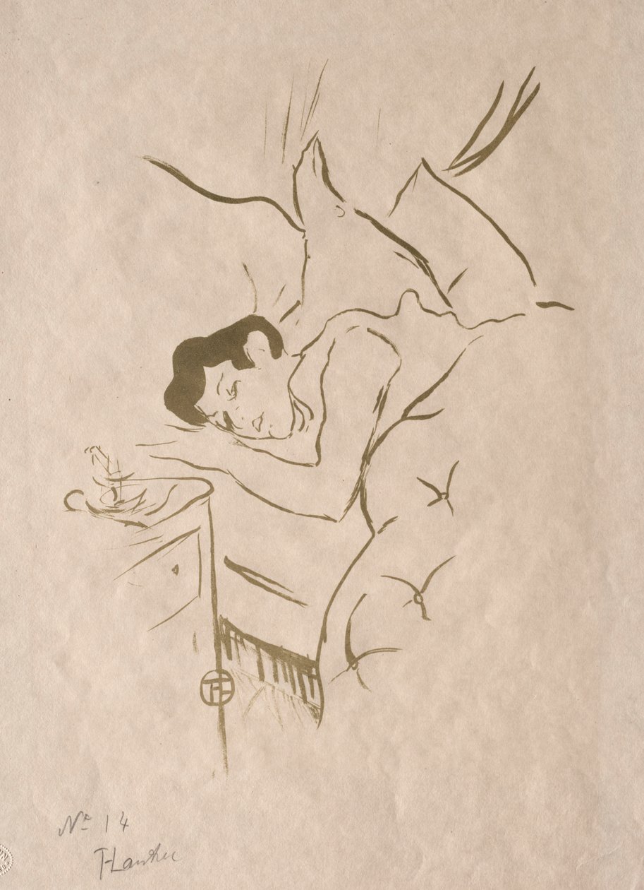 旧故事：张大嘴，1893年。 作者 亨利·德·图卢兹·劳特雷克