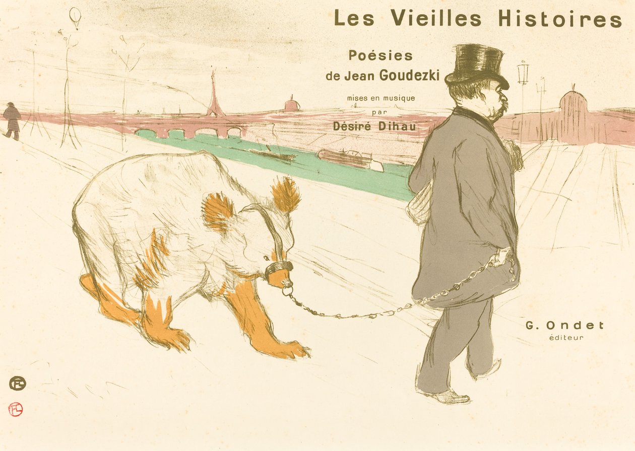 Vielles Histoires》（封面/插图） 作者 亨利·德·图卢兹·劳特雷克