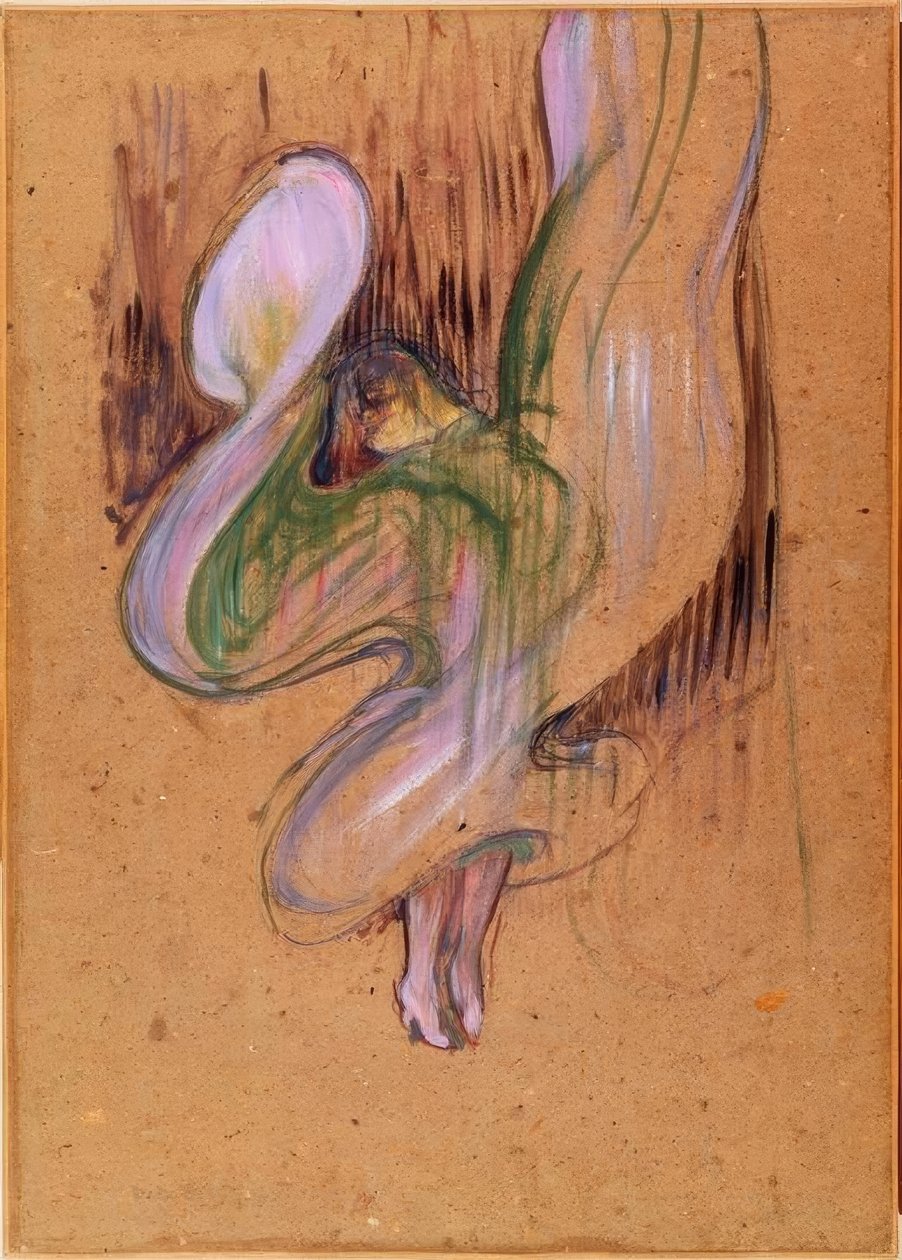 LoïeFuller在FoliesBergère 作者 亨利·德·图卢兹·劳特雷克