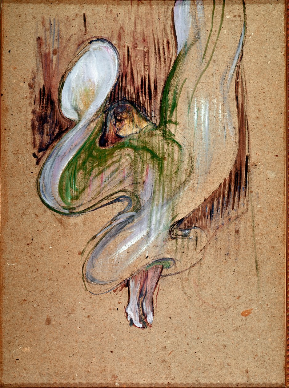 Loie Fuller 在贝尔热雷歌舞剧院 作者 亨利·德·图卢兹·劳特累克