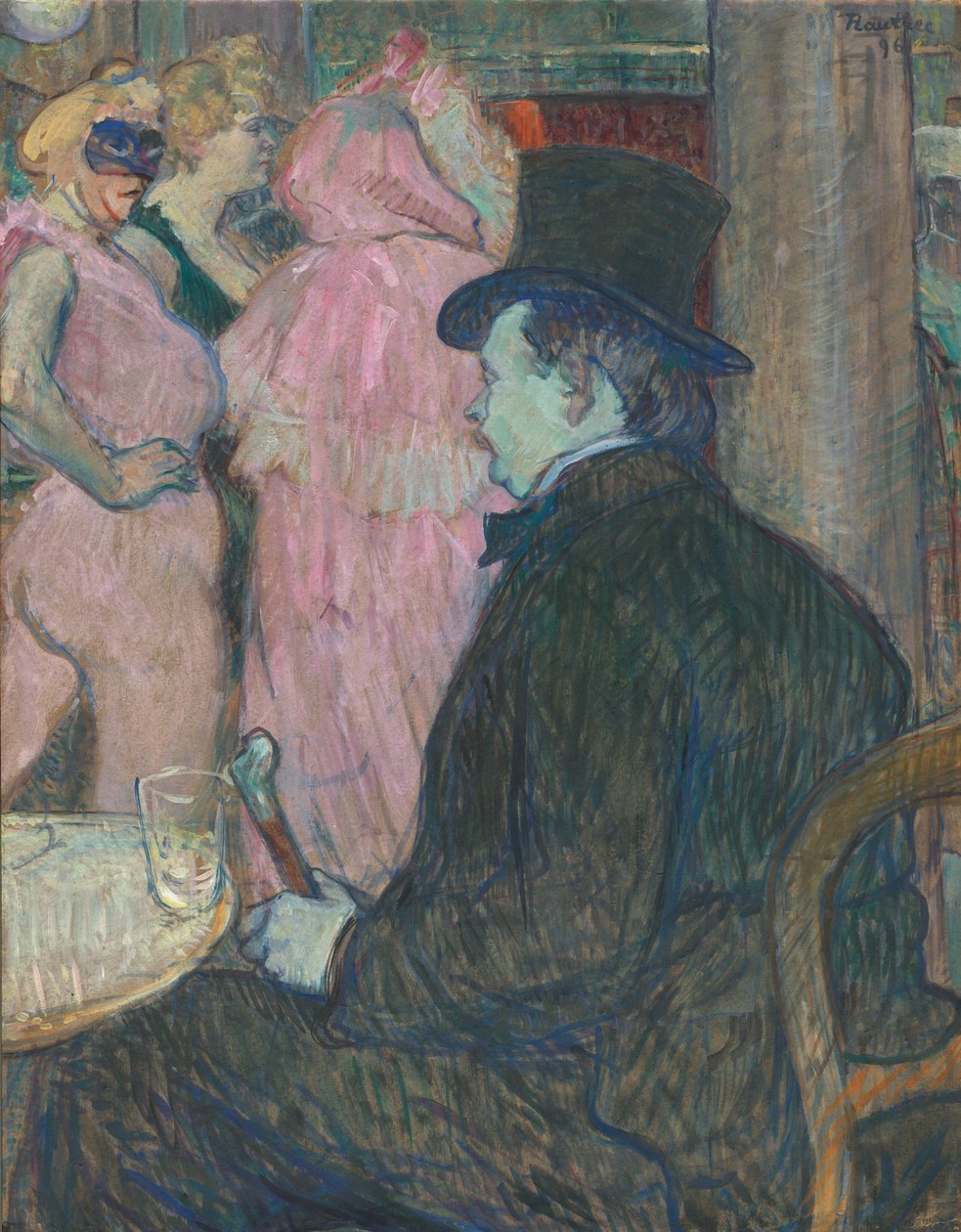 Maxime Dethomas, 1896. 作者 亨利·德·图卢兹·劳特雷克